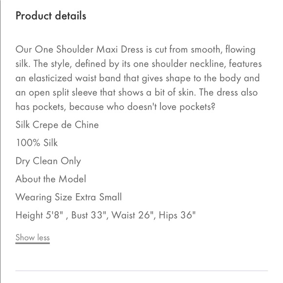 NEW • Tucker • One Shoulder Maxi Dress Floral - Picture 6 of 8